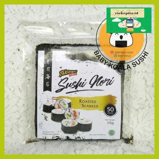 

5Yer67R- Nori Halal Tokinori 50 Lembar | Rumput Laut Sushi Yakinori Kimbab T7Rty67-