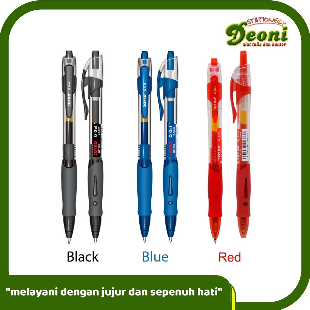 

JOYKO GP-265 Gel Pen Pulpen Pena 0.5mm Q Gel