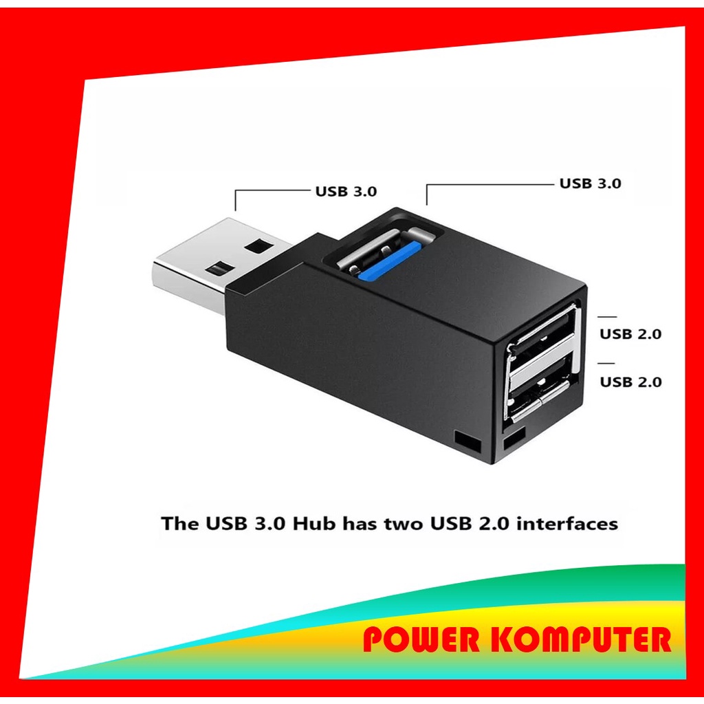 USB 3.0 HUB Adapter Extender Mini Splitter Box 3 Port for PC Laptop  USB Hub 3 Port Hub 3 Port USB 3