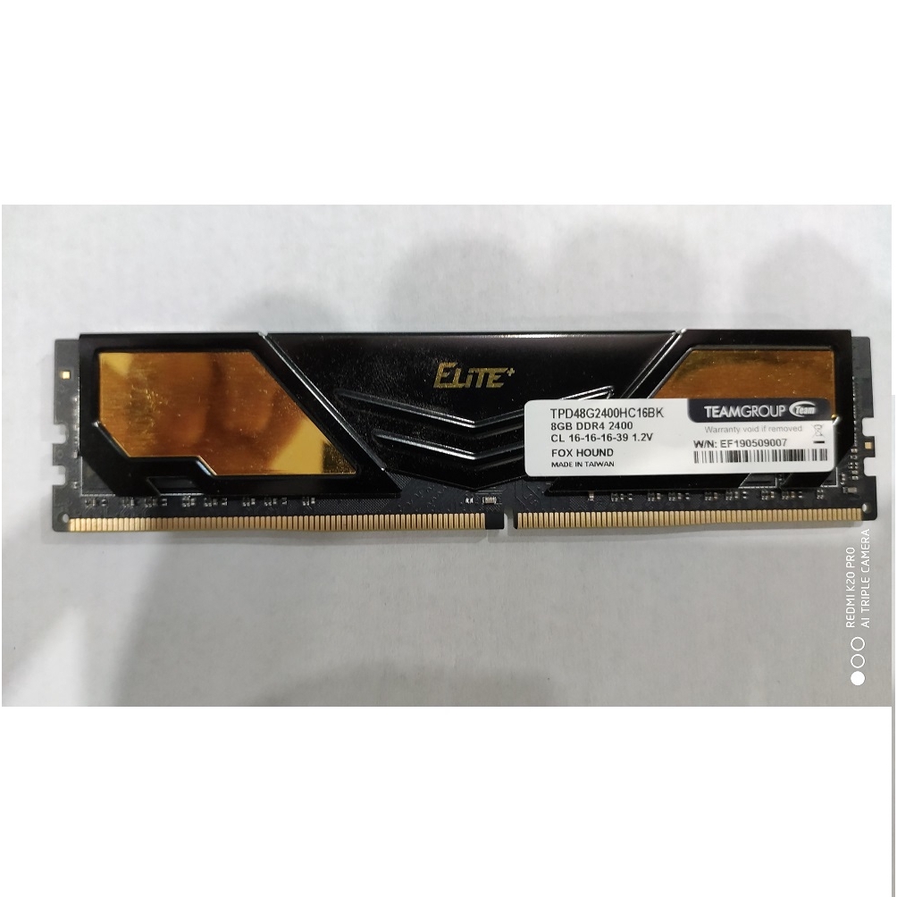 Ram Memory DDR4 8GB PC2400 TEAM Elite