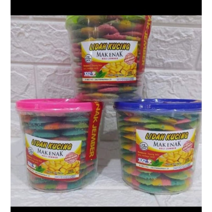 

Bayar di tempat/Lidah kucing 400grm