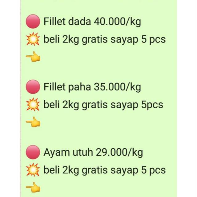 

fillet ayam