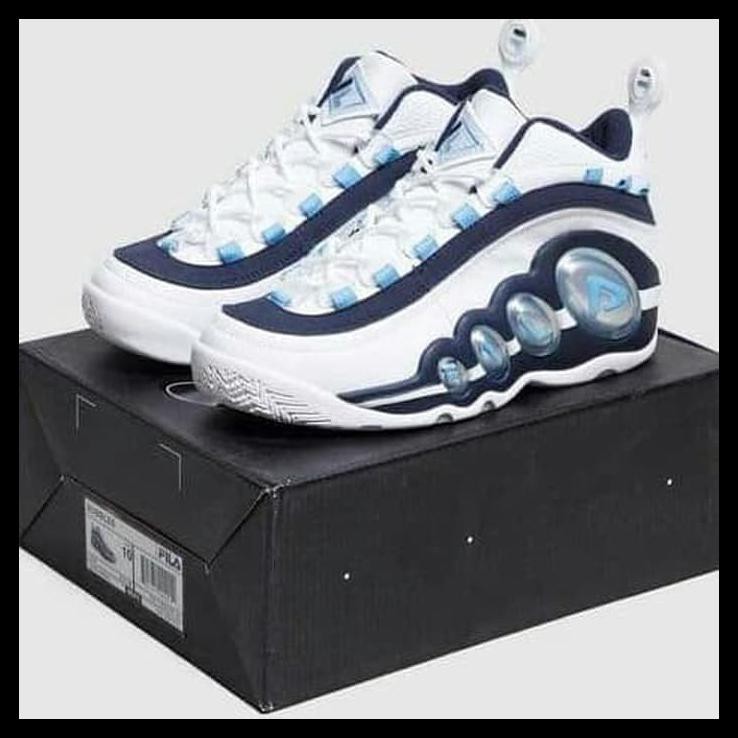 Sepatu Fila Ori Bubbles White Blue Pria - Putih, 39