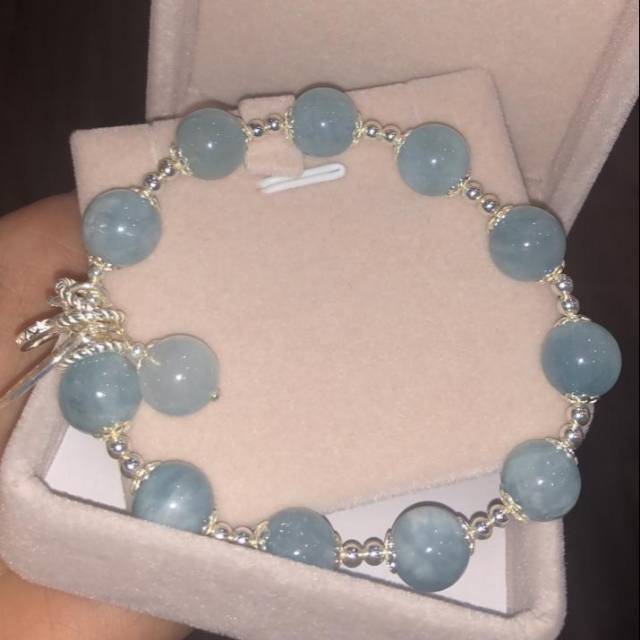 Gelang aquamarine / bracelet aquamarine / aquamarine braceler