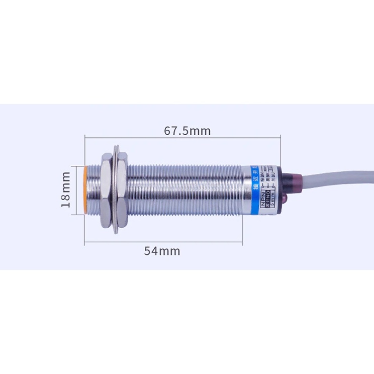 Sensor Metal Proximity Inductive Switch NPN NO 3 kabel LJ12A34Z/BX