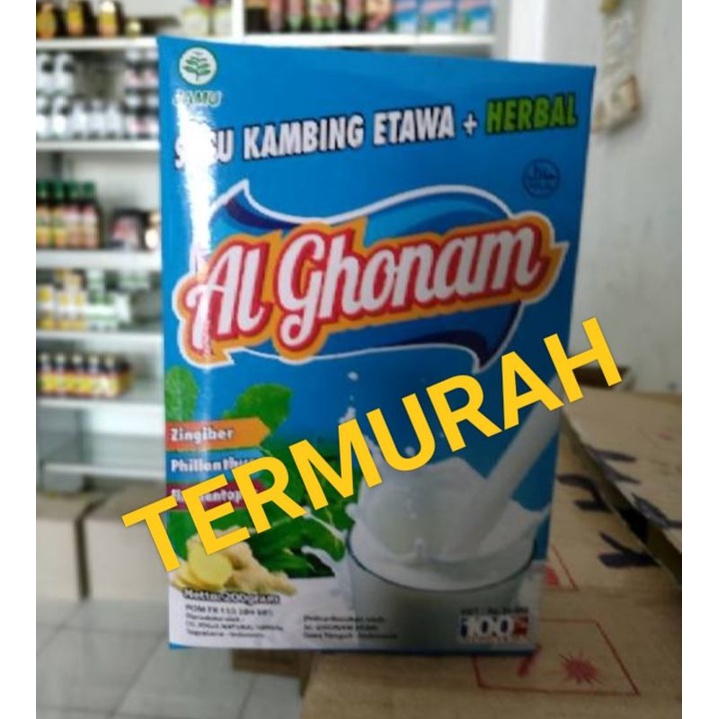 

Al Ghonam Susu Kambing Etawa Herbal alghonam bubuk