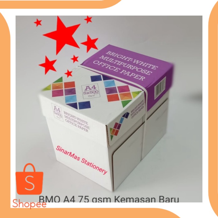 

Kertas HVS A4 BMO 75 gram 1 Dus parts 6Zept21