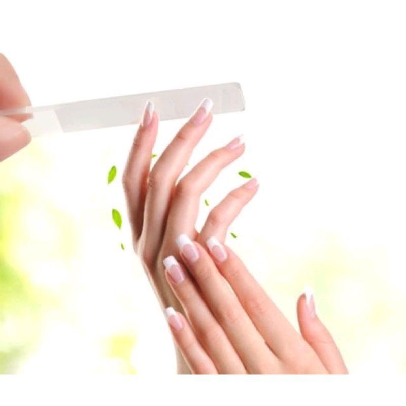 Nano glass nail buffer Pengkilap kuku alat manicure kikir kuku Pengkilat kuku