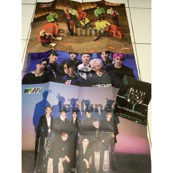Stray Kids SKZ Album Oddinary Sticker FP Fold Poster
