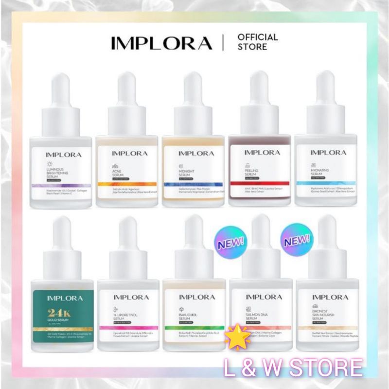 IMPLORA SERUM WAJAH/SERUM IMPLORA 20ML/BPOM 100% ORIGINAL