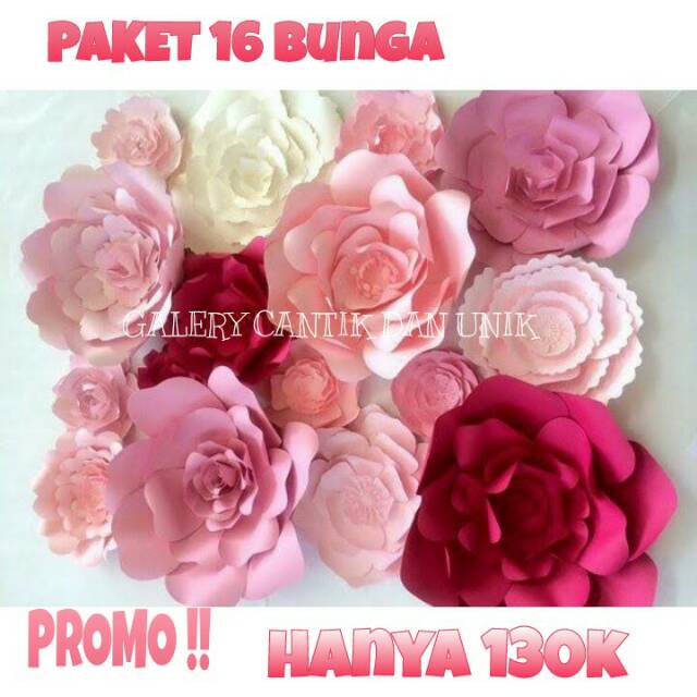 

Paket paper flower