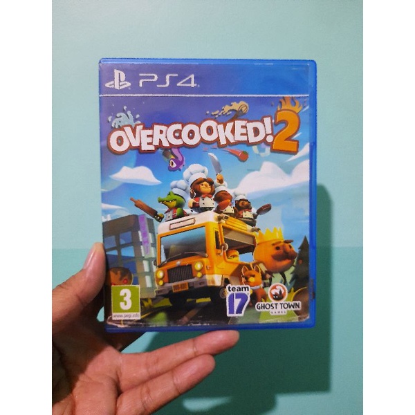 BD KASET CD SECOND BEKAS PS4 OVERCOOKED 2