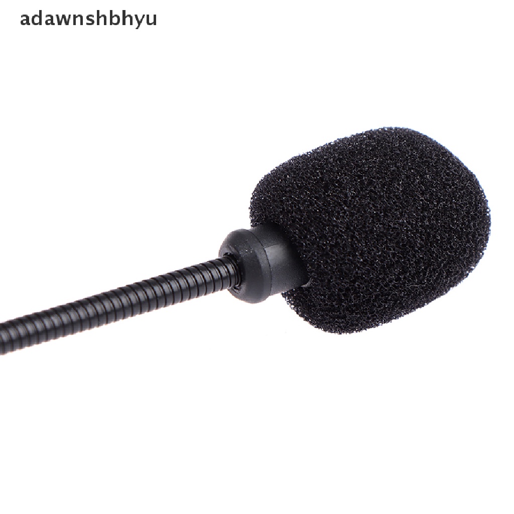 Adawnshbhyu Headset Gaming Studio Stereo 3.5mm Portabel Mic Mini HD Suara Mono Mikrofon