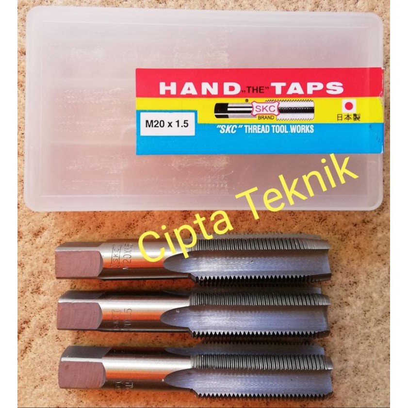 Hand tap SKC M20 x 1.5 Handtap SKC M20 x 1.5 Tap Ulir M20x1,5 Thread Tap M20x1.5