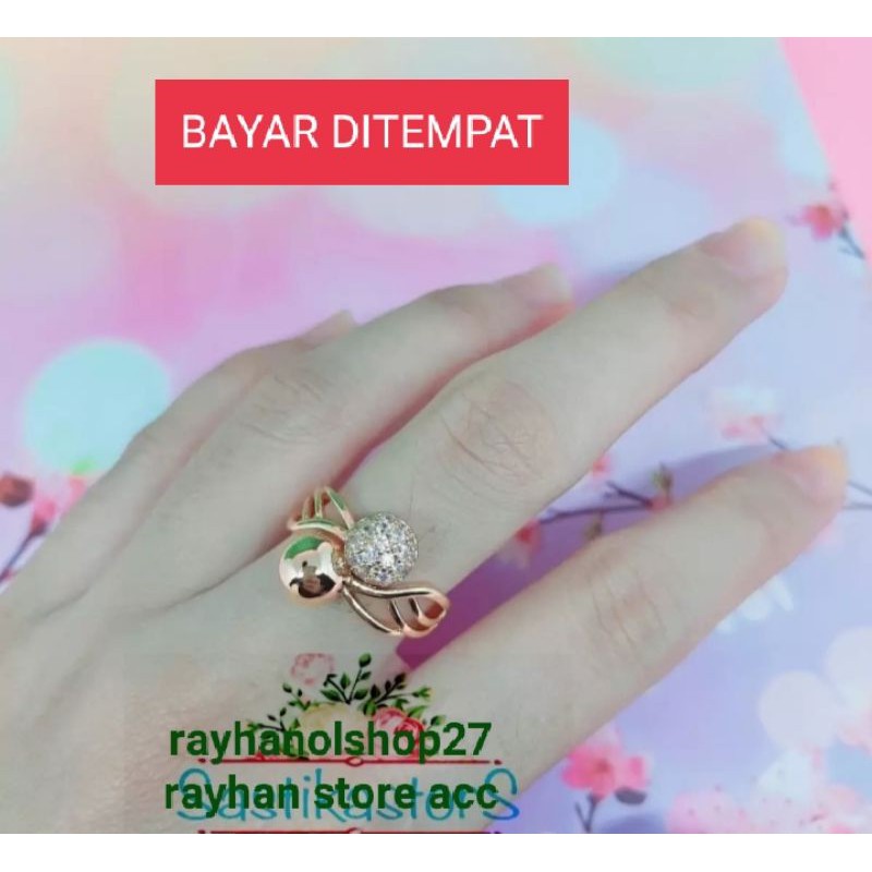 RO-A10 CINCIN Bola Mata Gold Plated Terbaru