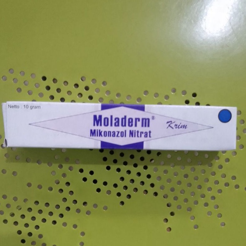 Moladerm® Krim 10 g (Salep Gatal Kulit, Jamur, Panu, Selangkangan, Leher/Badan)