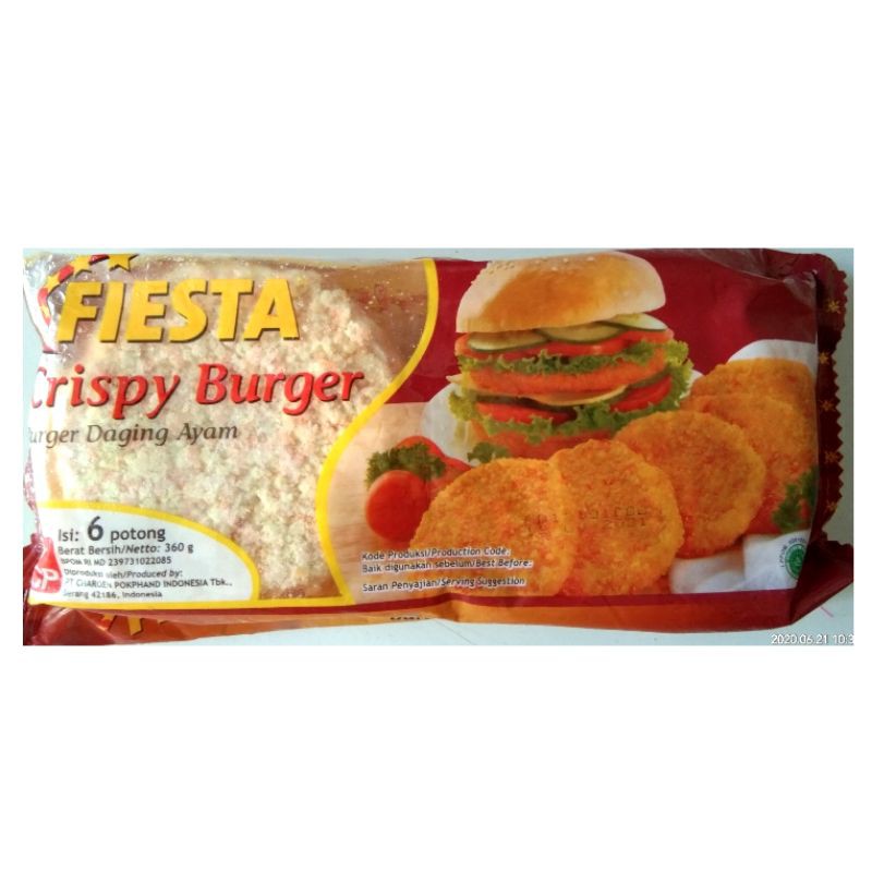 

Fiesta Crispy Burger 6s