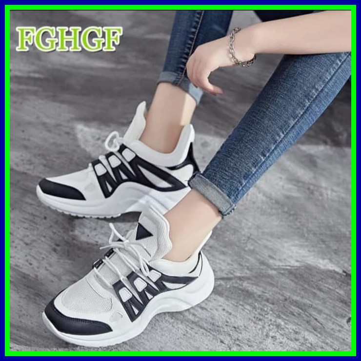 sepatu wanita / sepatu sneakers  / Sepatu Sneakers wanitai / sepatu LV ARC / sepatu casual wanita