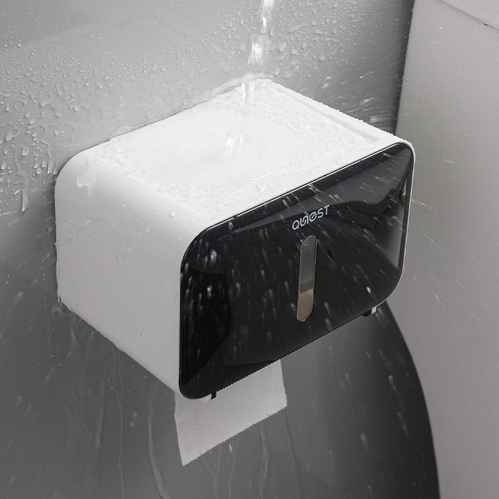 Populer Tempat Kertas Toilet Aksesori Kamar Mandi Tidak Meninju Dinding Dapur Penyimpanan Kertas Roll/ Dispenser Kertas Serut