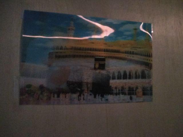 Kaligrafi Lembaran Makah/masjid Nabawi Dan Masjidil Haram Ukuran 35x50cm