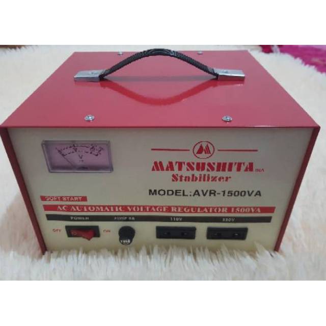 Stabilizer AVR/Stavol Voltase Listrik Rumah/Alat Stabiliser Matsushita