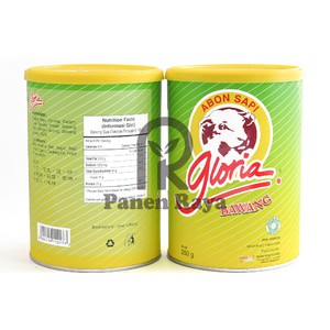 

Abon Sapi Bawang Gloria Kaleng 250gr