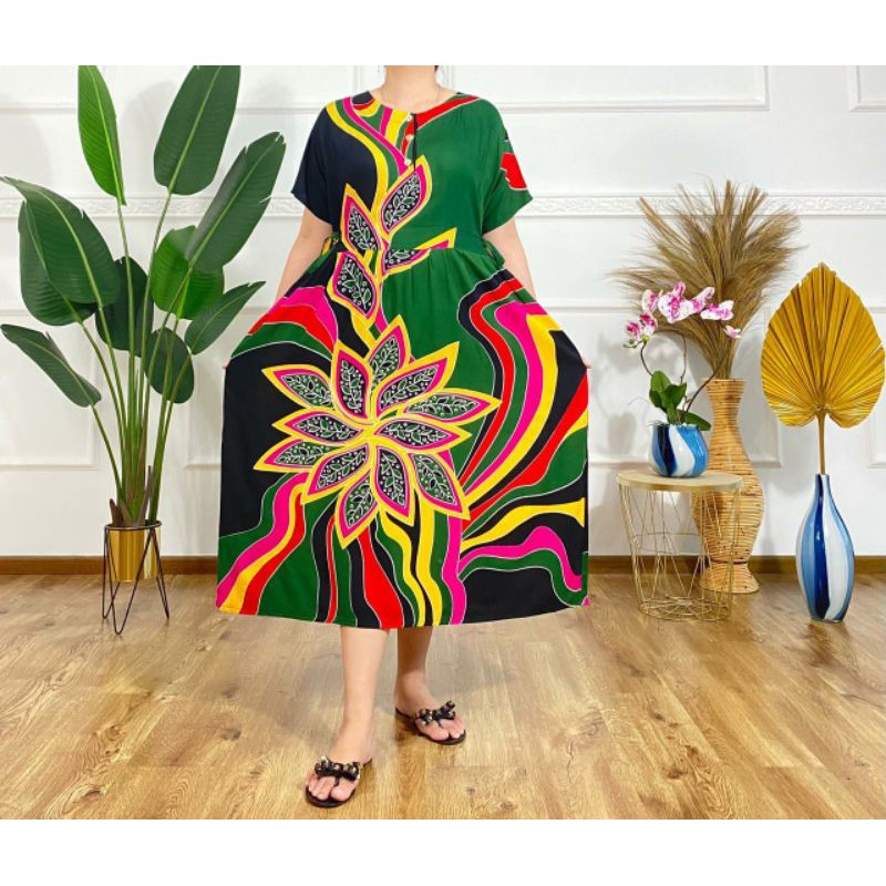 COD DASTER CANTIK / PROMO BAJU TIDUR / DASTER LONGDRESH KENCANA UNGU / DASTER KANCING KENCANA UNGU