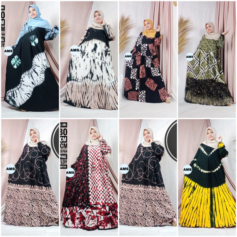 Gamis Twill Ori Super Jumbo Ld 140 Tebal Premium Daster Twil Pelangi Lengan Panjang Terbaru XXXXL