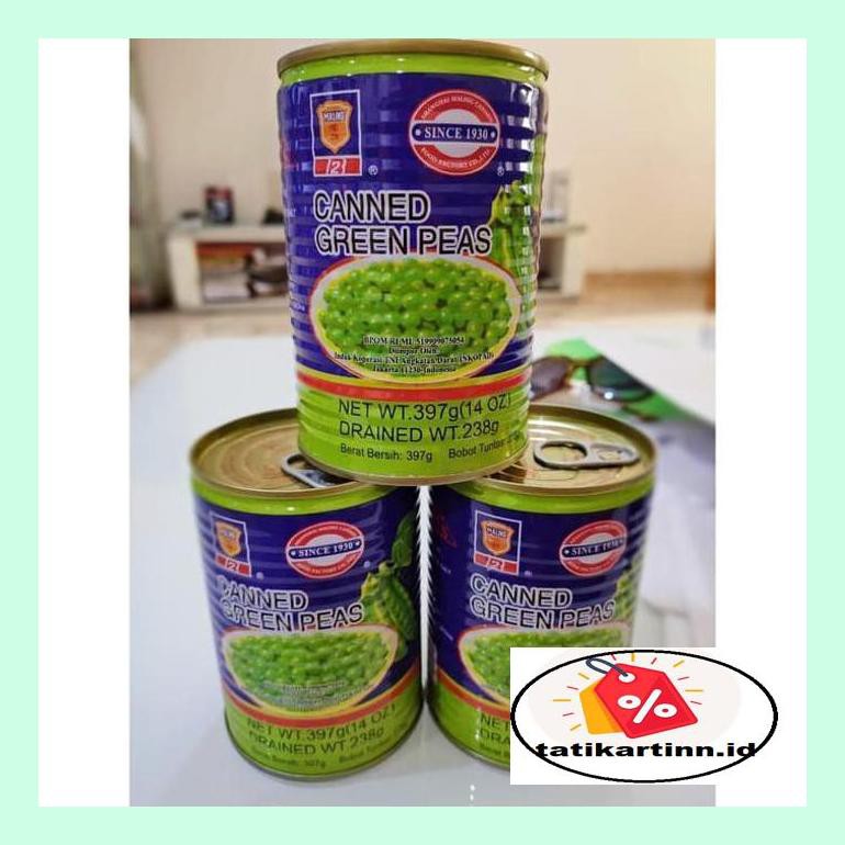 

T4Tksot Kacang Polong Maling Dalam Kaleng 397Gr - Canned Green Peas / Jing To Sotytat