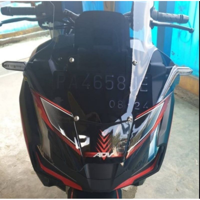 Sticker stiker Timbul Resin windscreen Honda ADV 150