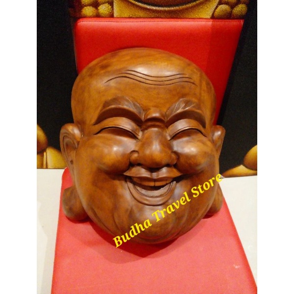 Patung Kepala Budha Maitreya Happy Buddha Milek Bawa Rejeki
