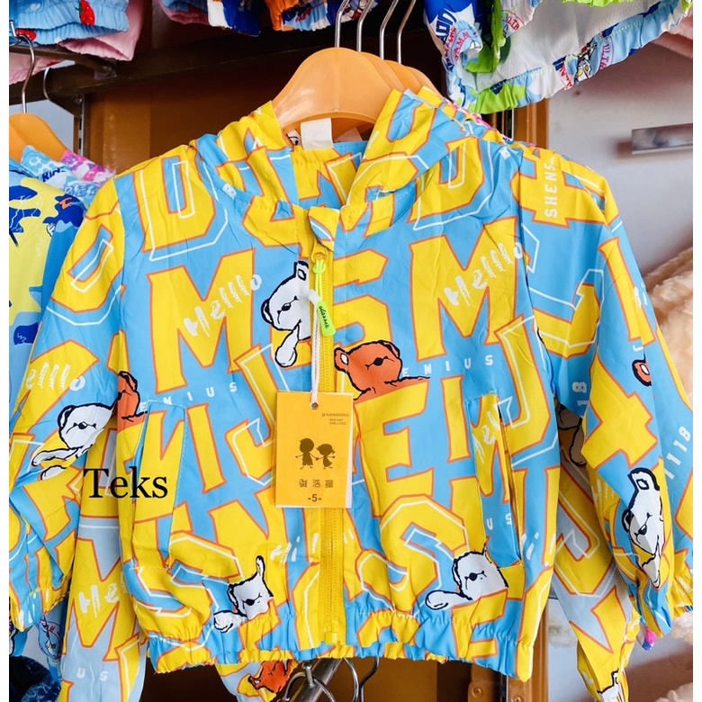 Jaket parasut anak / jaket anak kekinian / jaket anak laki laki / jaket anak perempuan / jaket Musli