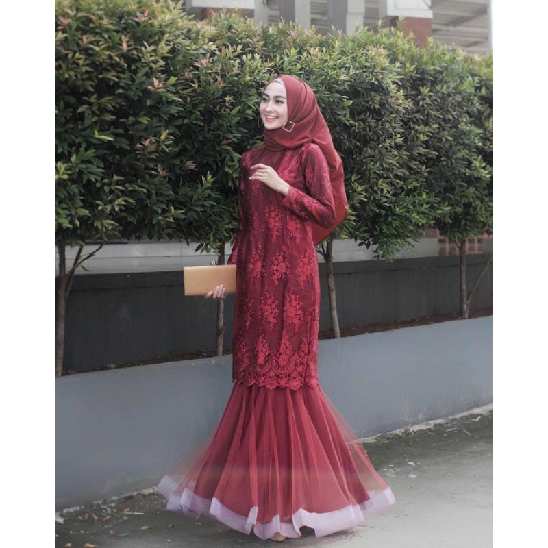 Zalina dress wanita muslimah / DRESS WANITA / DRESS KEKINIAN - DRESS