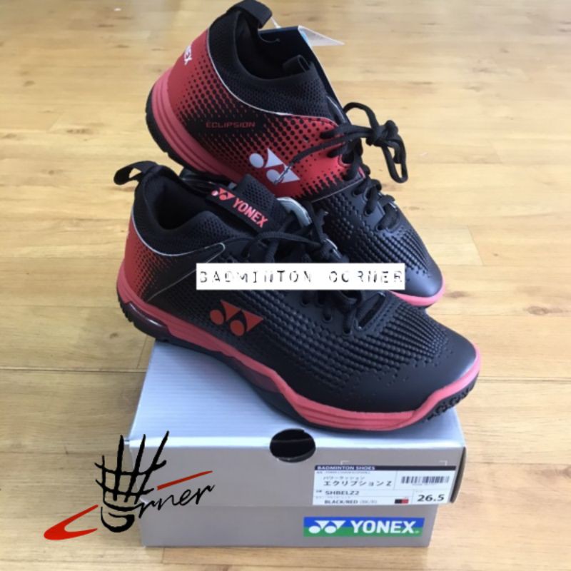 Sepatu Badminton Yonex SHB Eclipsion Z2 / Z 2 Black Red Original JP Code