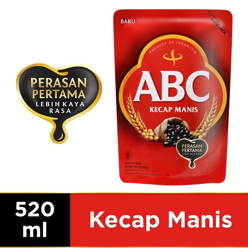 

ABC Kecap manis perasan pertama pouch 520ml