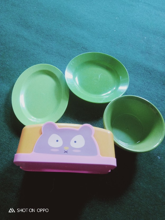 Paket Murah 6 Pcs/ 2 Piring Oval + 2 Piring Makan + 2 Mangkok