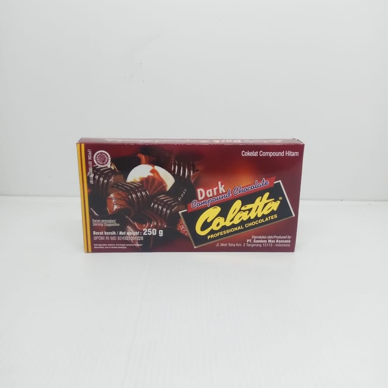 

PROMO SHOPEE COLATTA DARK COMPOUND chocolate 250gr