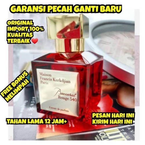 BIG PROMO - PARFUM MFK BACARAT ROUGE 540 EXTRAIT DEPARFUM [70mL] BISA COD