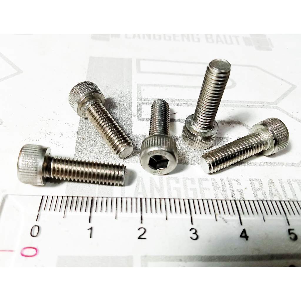 Baut L Stainless M5 X 15 (1,5cm) THE A2-70 M5x15