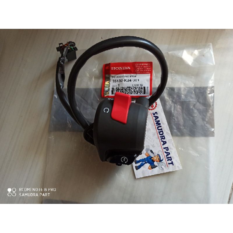 Holder kanan CRF 150 Switch Stater Holder stater CRF 150 original 35130K84901