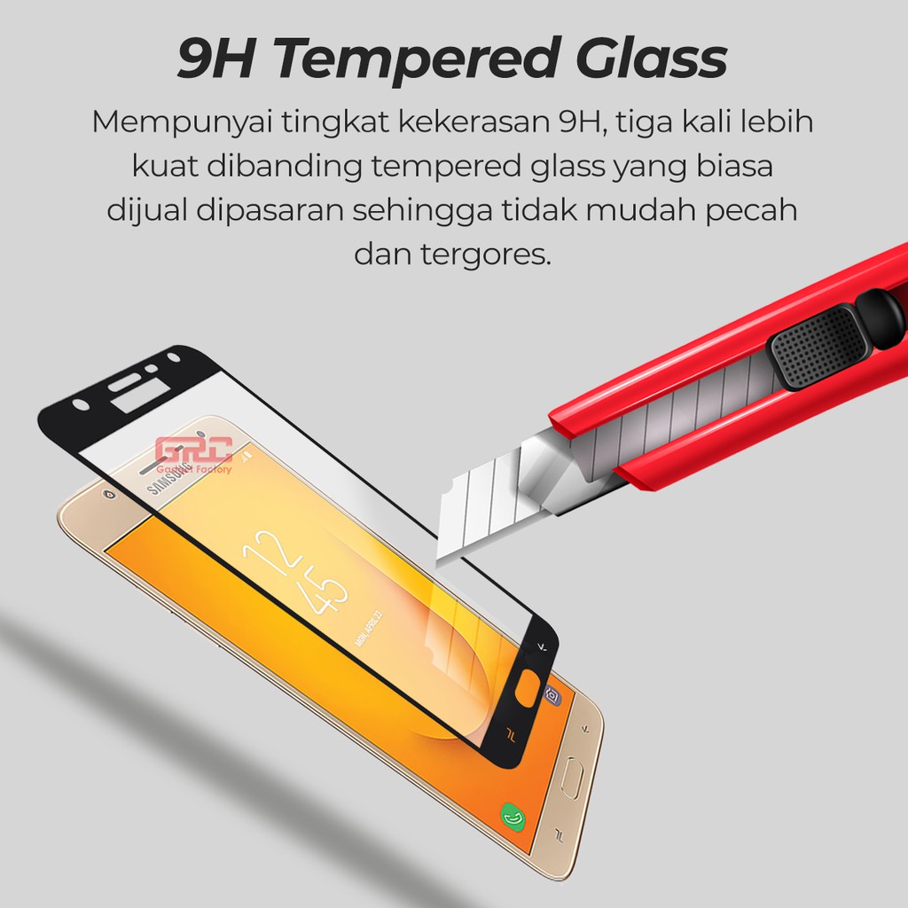 SAMSUNG Galaxy J7 DUO Tempered Glass HOGO Full Cover Glue