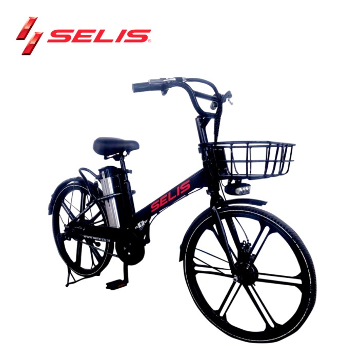 Sepeda Listrik Selis IOI (Inovation of Indonesia) - Hitam