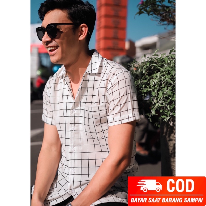 [Ress Resmi] Ribsgold Kemeja Rocky Pria / Kemeja Ribsgold / Kemeja Lengan pendek