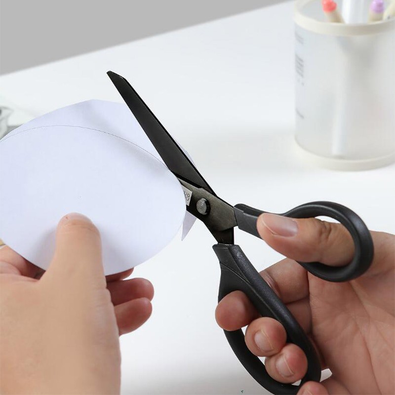 Xiaomi Huohou Gunting Titanium Plated Scissors Set 2 PCS - HU0030 - Black