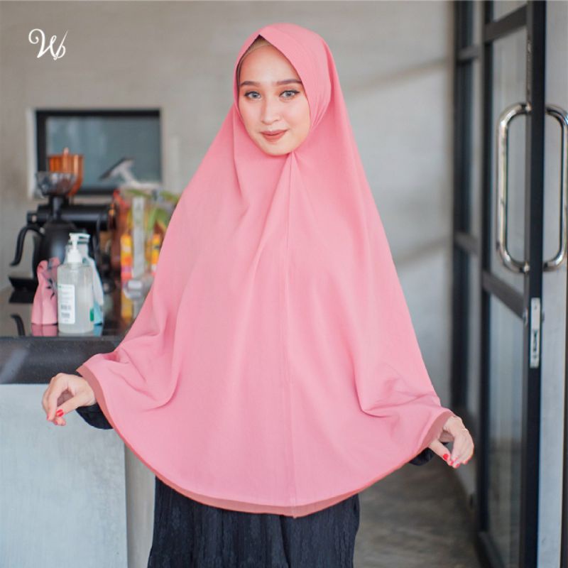 Khimar Syari Jumbo List Wolfis Hijab Syari XXL Jilbab Realpicture KhimarAzizahList