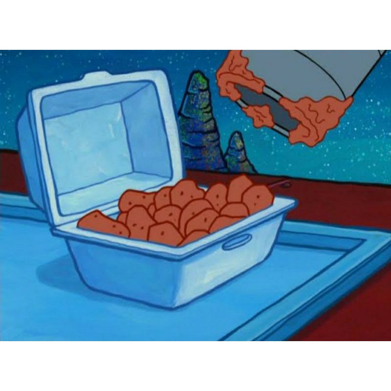 Chum Bucket (chum bucket + freebies) INI MAKANAN ASLI