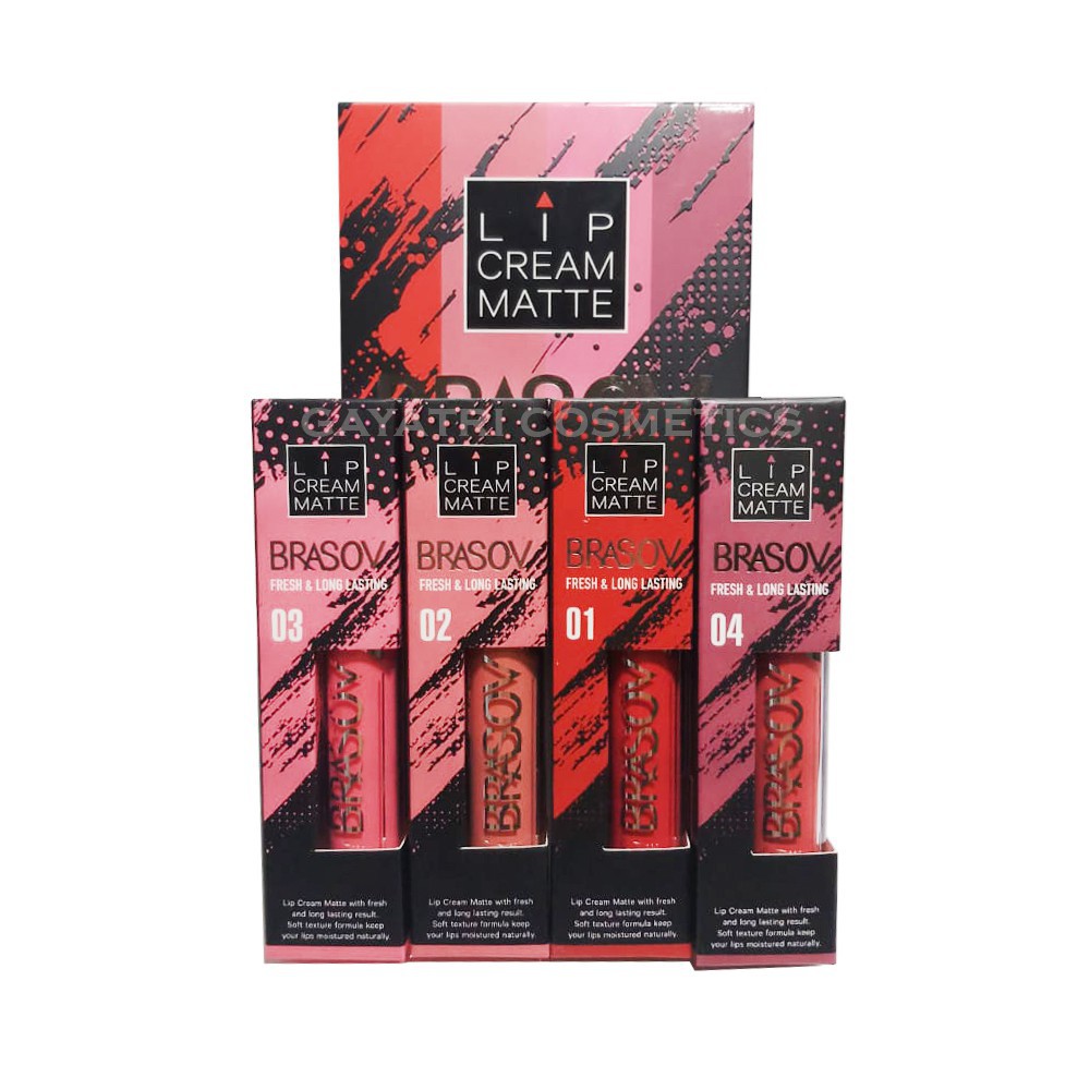 Brasov Lip Cream Matte | lipstik lipstick lipcream