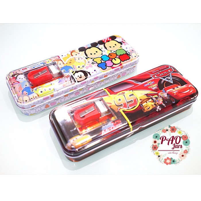 

tempat pensil set karakter tsum tsum / kotak pensil cars TERMURAH