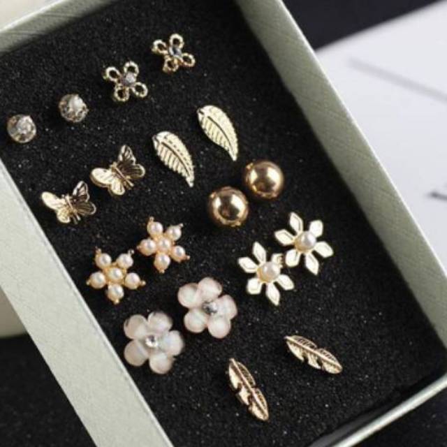 anting korea model ant 1 isi 9 pasang