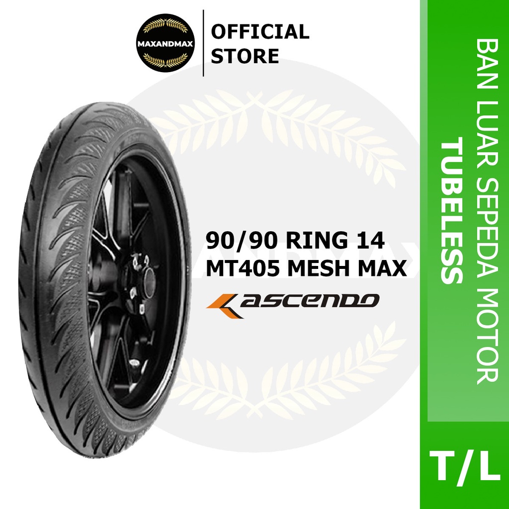 Ban Motor ASCENDO 90/90-14 MT405 MESH MAX Tubeless Ring 14